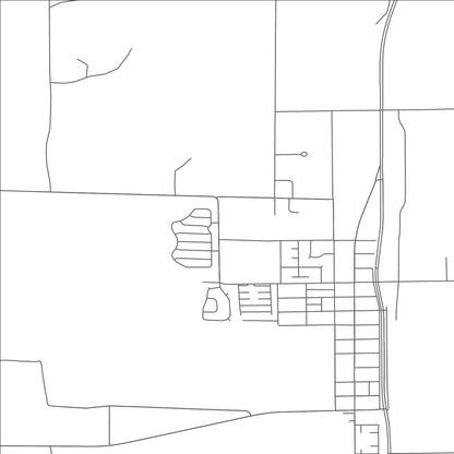 ROAD MAP OF PLATTEVILLE, COLORADO BY MAPBAKES