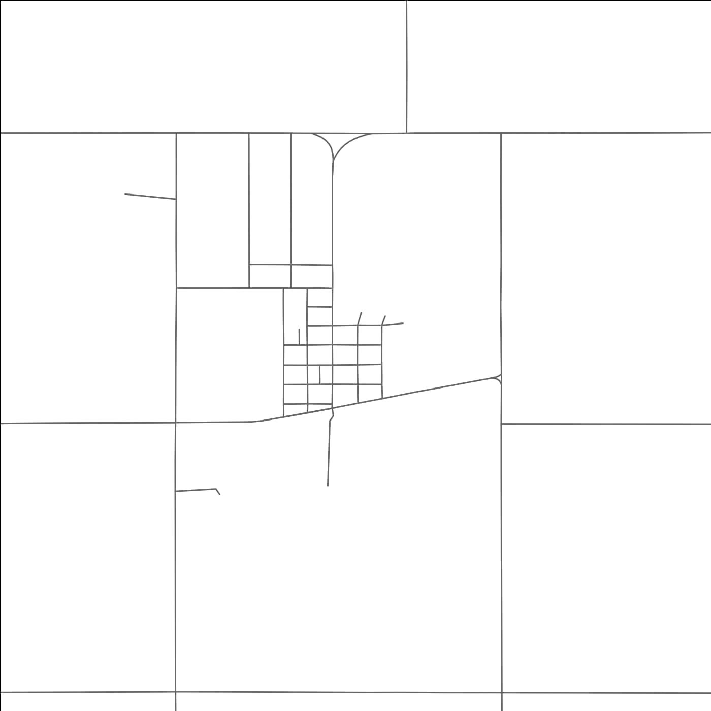 ROAD MAP OF PRITCHETT, COLORADO BY MAPBAKES