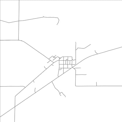 ROAD MAP OF RAMAH, COLORADO BY MAPBAKES