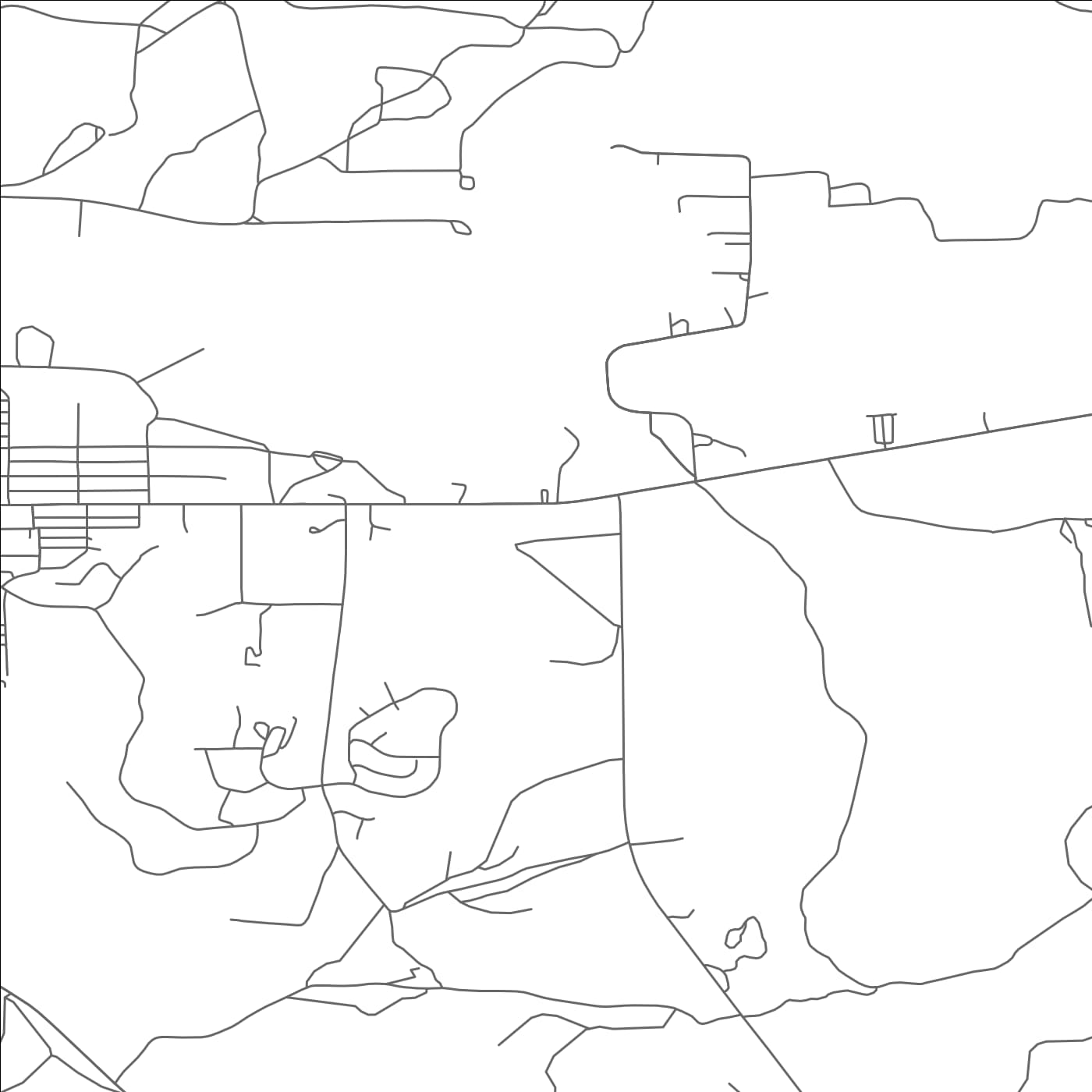 ROAD MAP OF RANGELY, COLORADO BY MAPBAKES