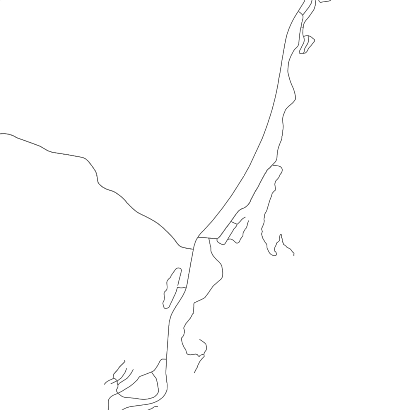 ROAD MAP OF REDSTONE, COLORADO BY MAPBAKES