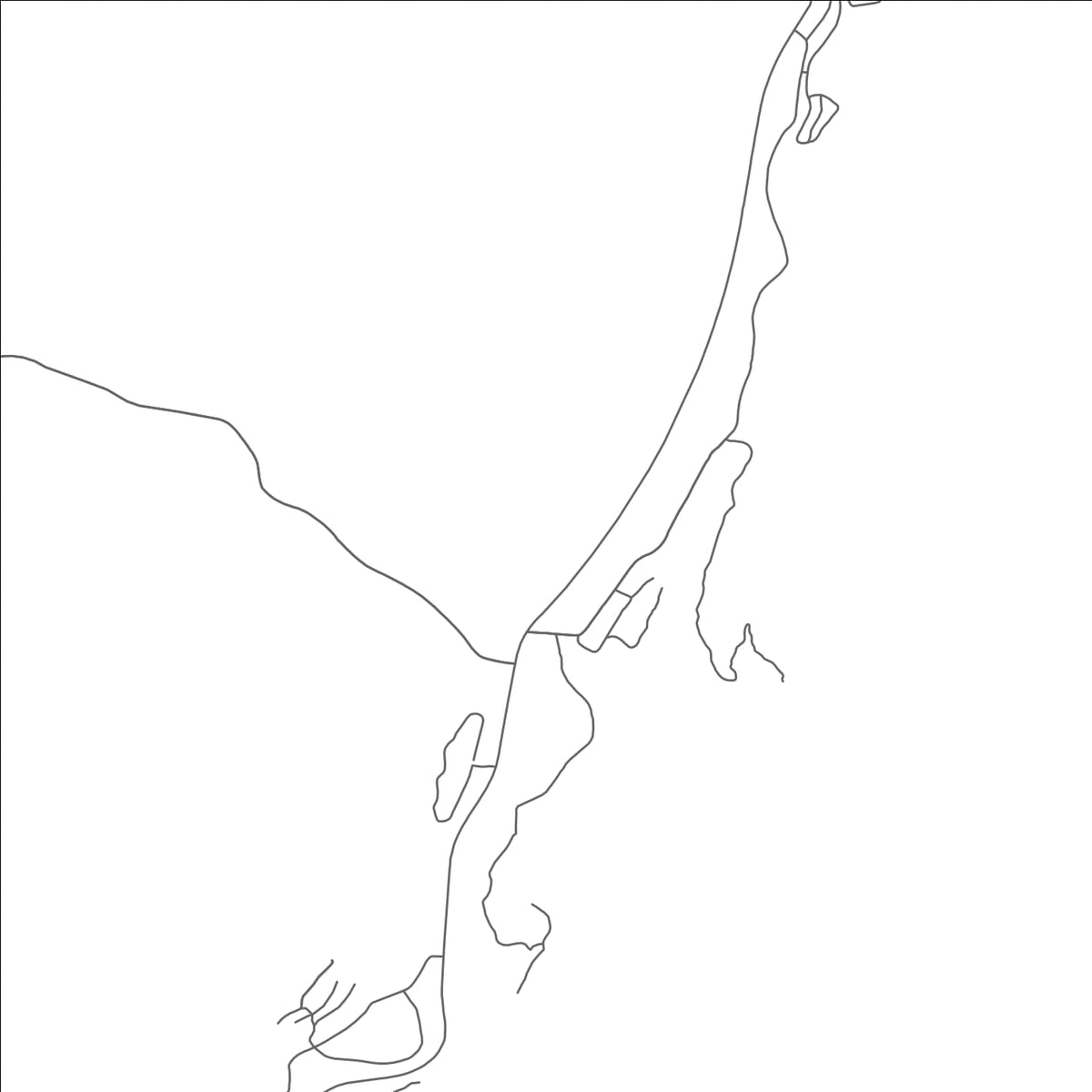 ROAD MAP OF SALUDA, SOUTH CAROLINA BY MAPBAKES
