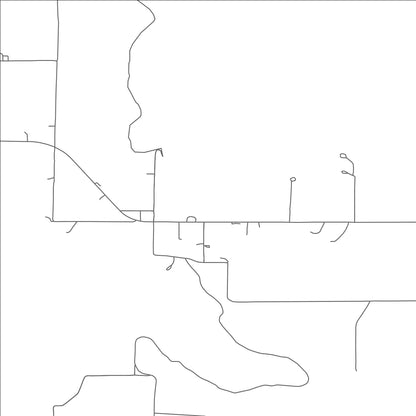 ROAD MAP OF REDVALE, COLORADO BY MAPBAKES