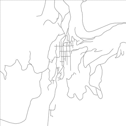 ROAD MAP OF RICO, COLORADO BY MAPBAKES