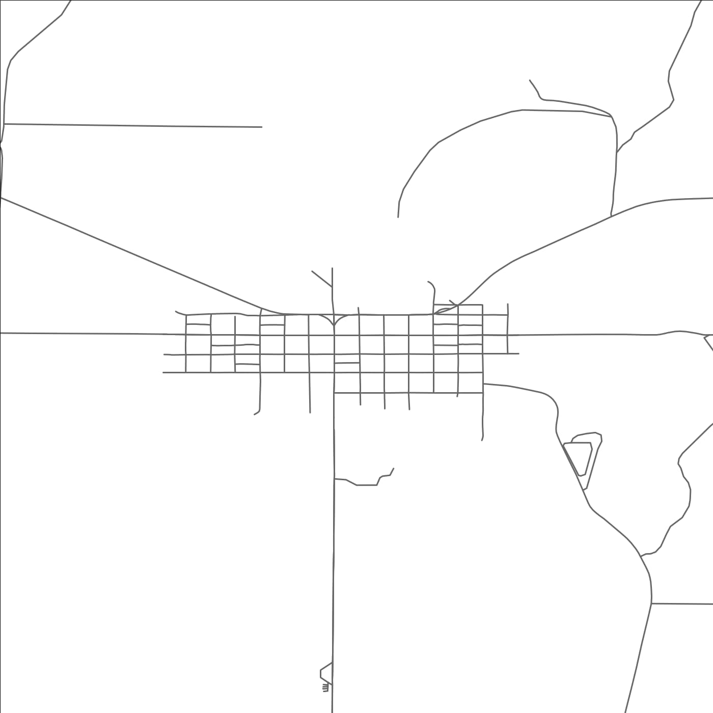 ROAD MAP OF SAGUACHE, COLORADO BY MAPBAKES