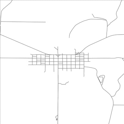 ROAD MAP OF SAGUACHE, COLORADO BY MAPBAKES