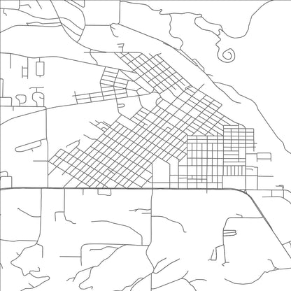 ROAD MAP OF SALIDA, COLORADO BY MAPBAKES