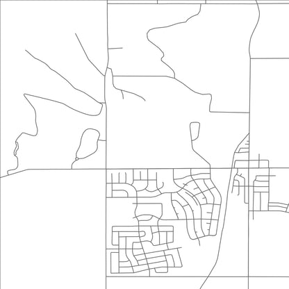 ROAD MAP OF SEVERANCE, COLORADO BY MAPBAKES