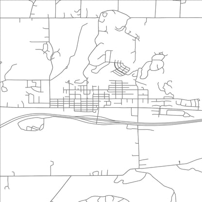 ROAD MAP OF SILT, COLORADO BY MAPBAKES
