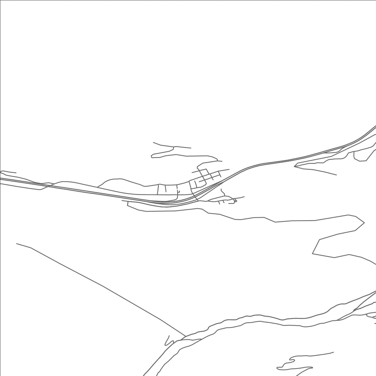 ROAD MAP OF SILVER PLUME, COLORADO BY MAPBAKES