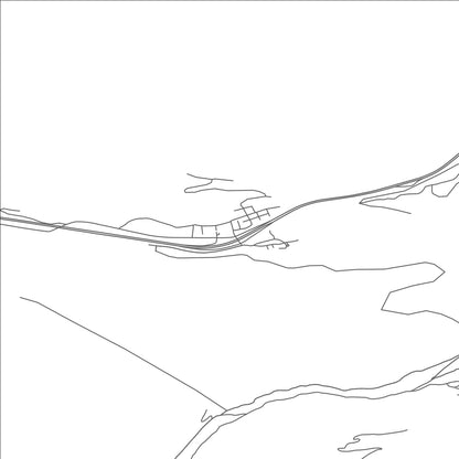 ROAD MAP OF SILVER PLUME, COLORADO BY MAPBAKES