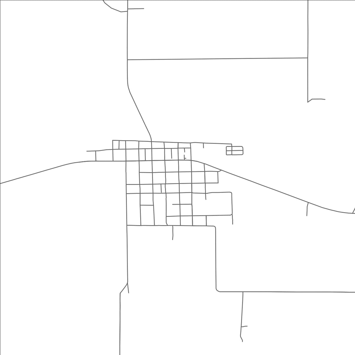 ROAD MAP OF SIMLA, COLORADO BY MAPBAKES