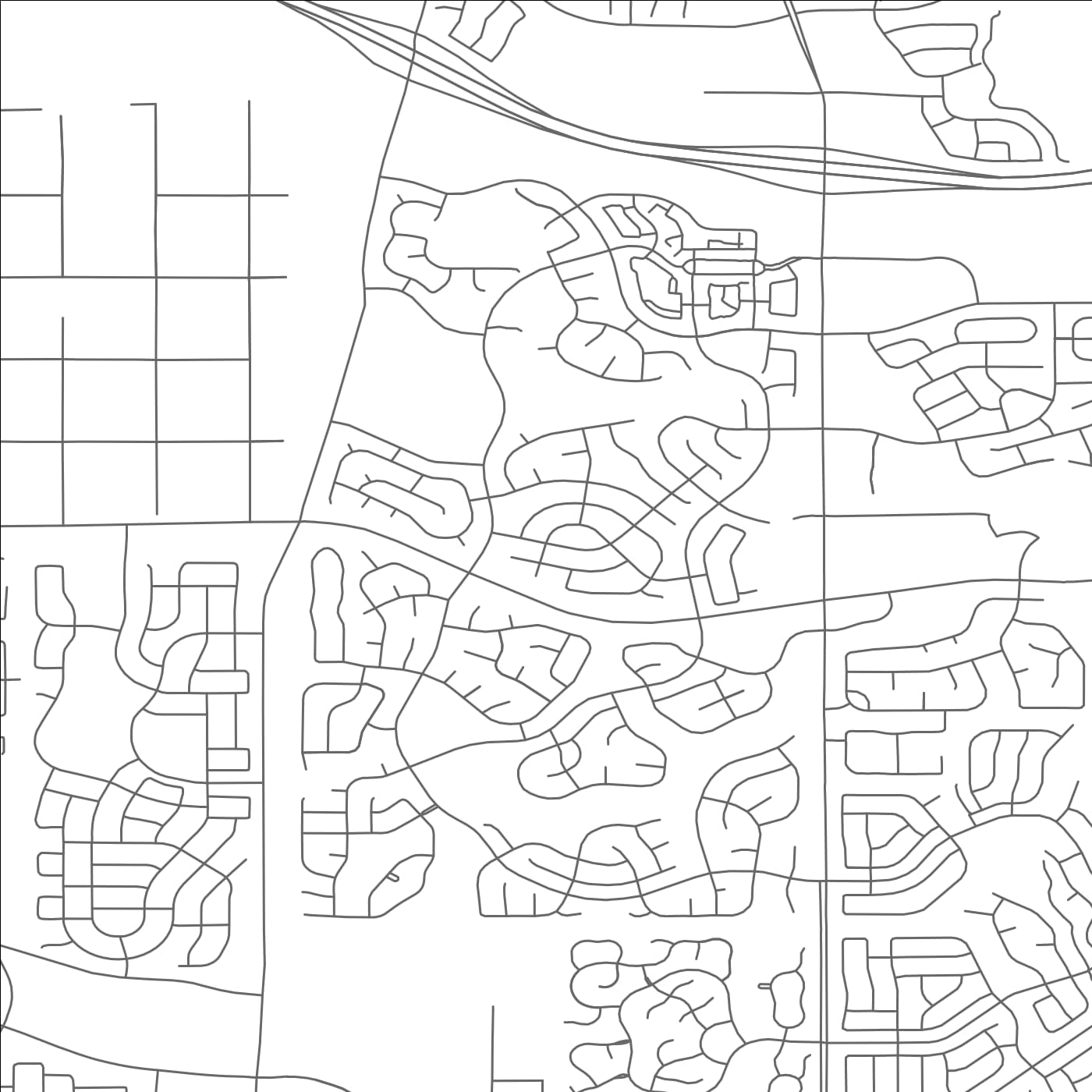 ROAD MAP OF STONEGATE, COLORADO BY MAPBAKES