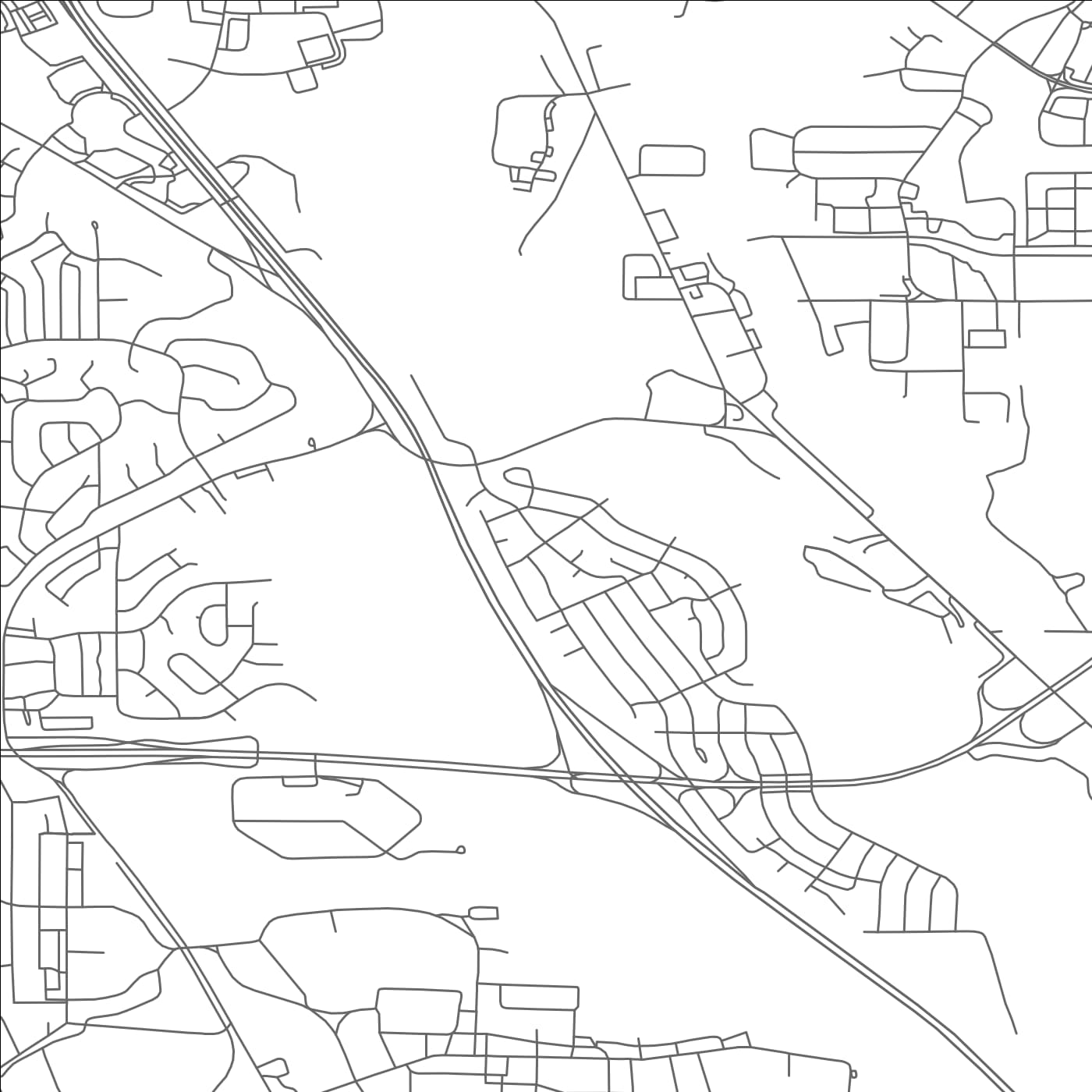 ROAD MAP OF STRATMOOR, COLORADO BY MAPBAKES