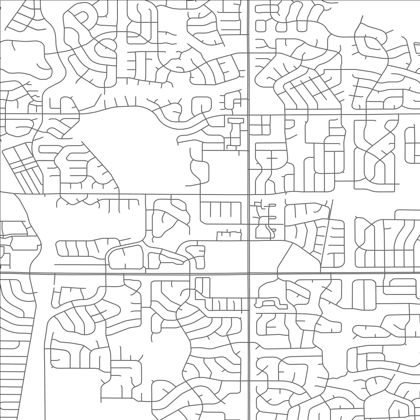 ROAD MAP OF THORNTON, COLORADO BY MAPBAKES