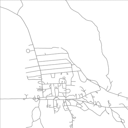 ROAD MAP OF TOWAOC, COLORADO BY MAPBAKES