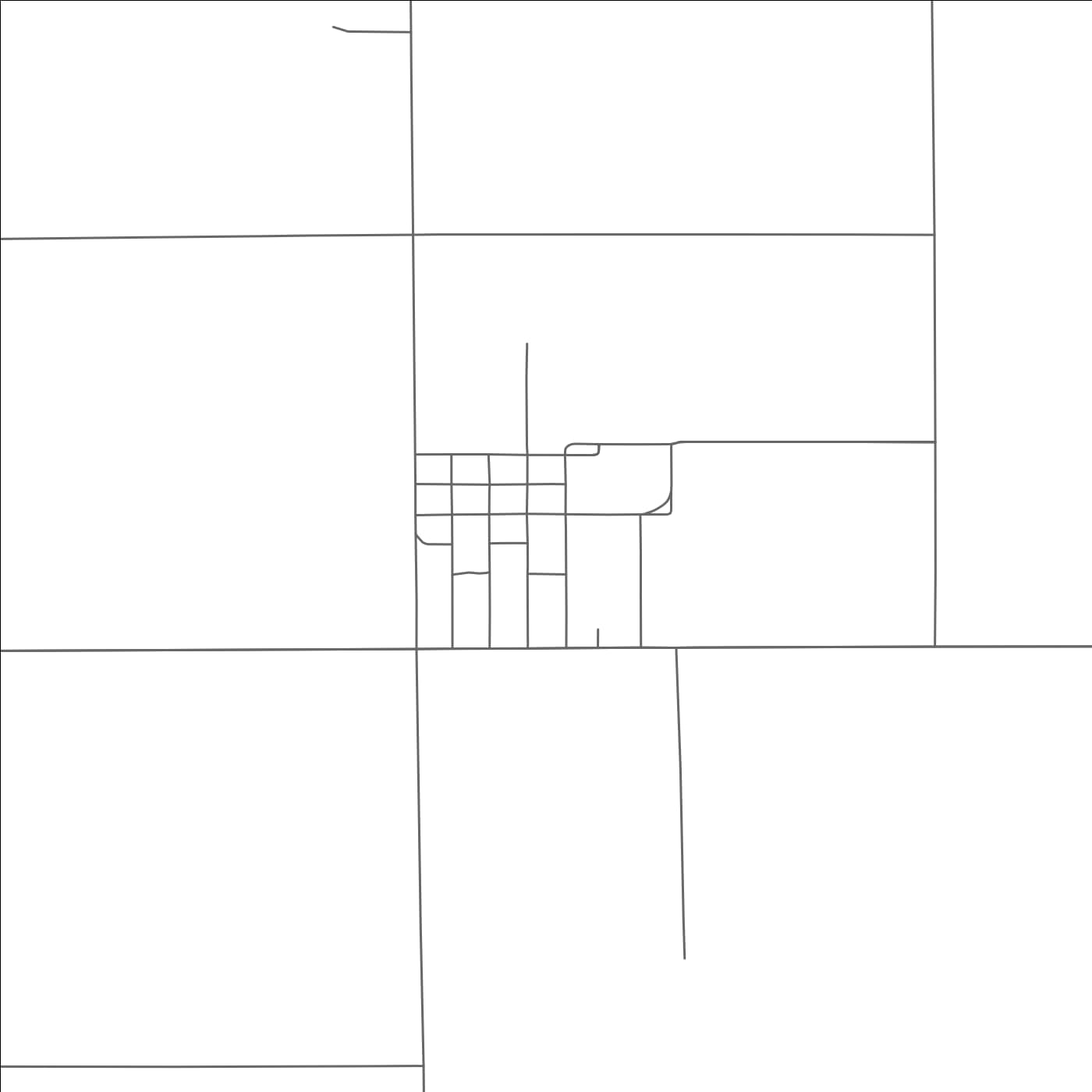 ROAD MAP OF TWO BUTTES, COLORADO BY MAPBAKES