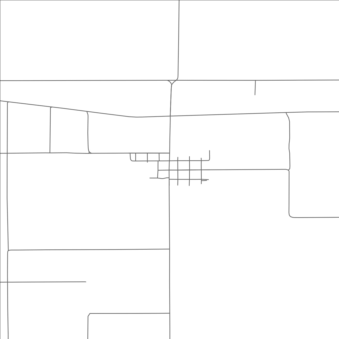 ROAD MAP OF VILAS, COLORADO BY MAPBAKES