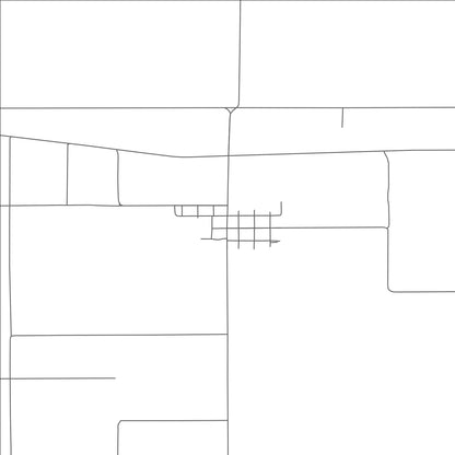 ROAD MAP OF VILAS, COLORADO BY MAPBAKES