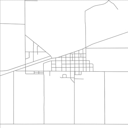 ROAD MAP OF WALSH, COLORADO BY MAPBAKES