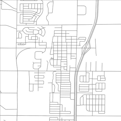 ROAD MAP OF WELLINGTON, COLORADO BY MAPBAKES