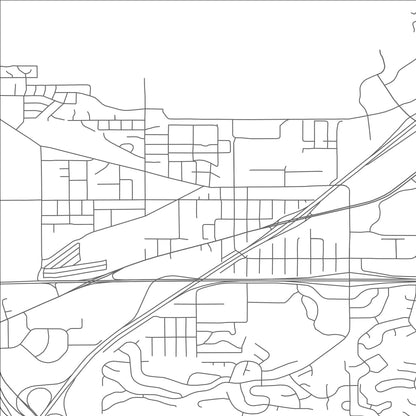 ROAD MAP OF WEST PLEASANT VIEW, COLORADO BY MAPBAKES