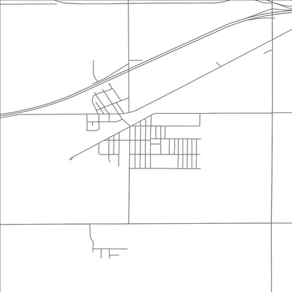 ROAD MAP OF WIGGINS, COLORADO BY MAPBAKES