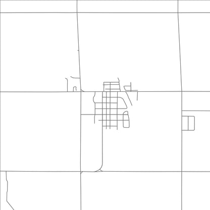 ROAD MAP OF WILEY, COLORADO BY MAPBAKES