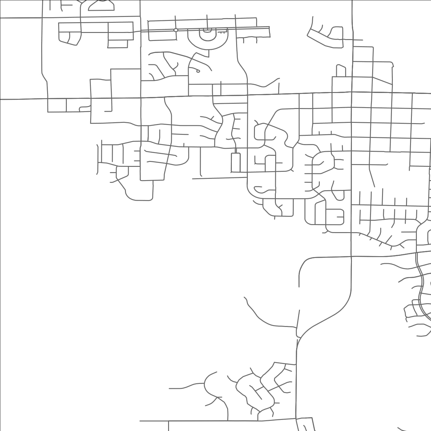 ROAD MAP OF WINDSOR, COLORADO BY MAPBAKES