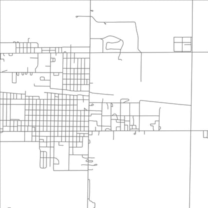 ROAD MAP OF YUMA, COLORADO BY MAPBAKES