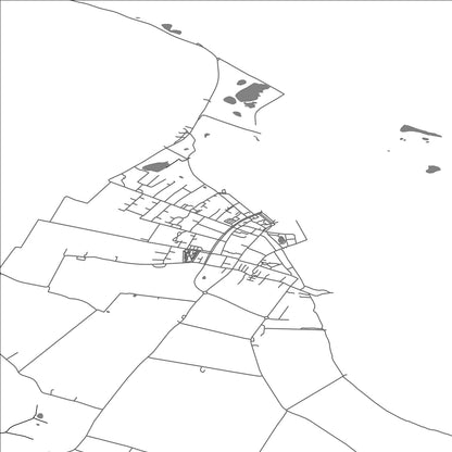 ROAD MAP OF ÆRØSKØBING, DENMARK BY MAPBAKES