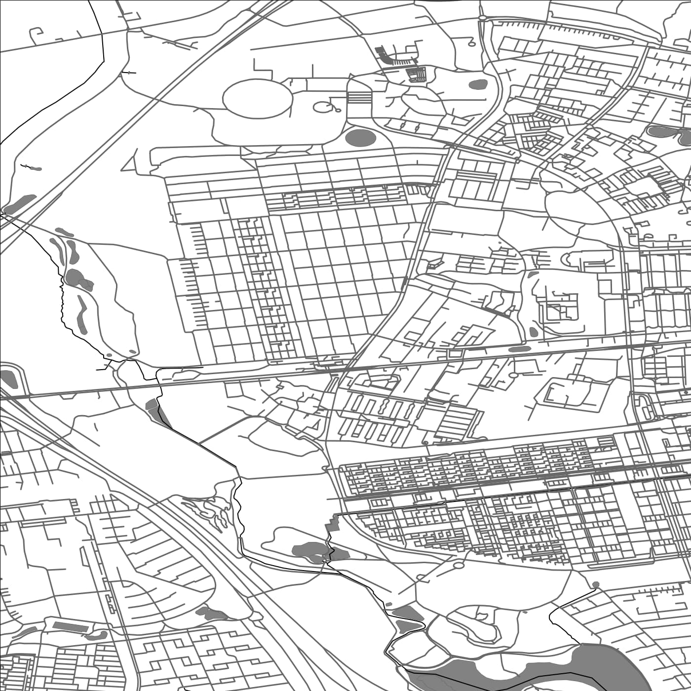 ROAD MAP OF ALBERTSLUND, DENMARK BY MAPBAKES