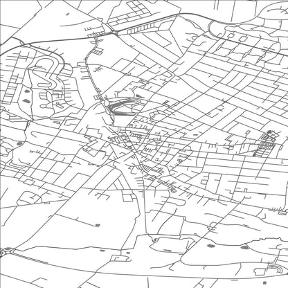 ROAD MAP OF BRØNDERSLEV, DENMARK BY MAPBAKES