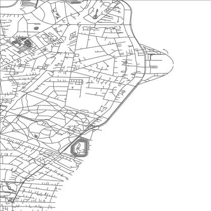 ROAD MAP OF CHARLOTTENLUND, DENMARK BY MAPBAKES