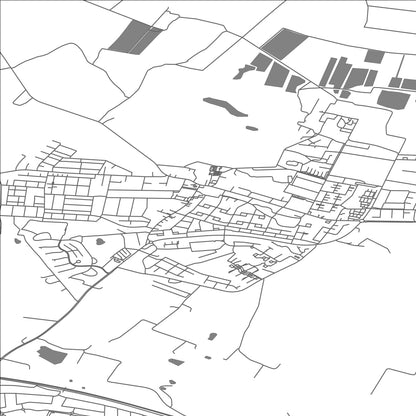 ROAD MAP OF FENSMARK, DENMARK BY MAPBAKES