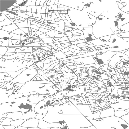 ROAD MAP OF FREDENSBORG, DENMARK BY MAPBAKES