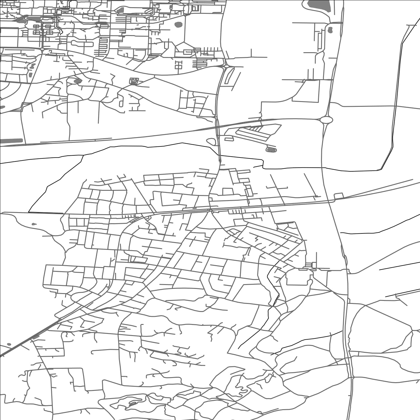 ROAD MAP OF GISTRUP, DENMARK BY MAPBAKES