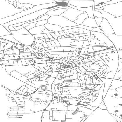 ROAD MAP OF HAMMEL, DENMARK BY MAPBAKES