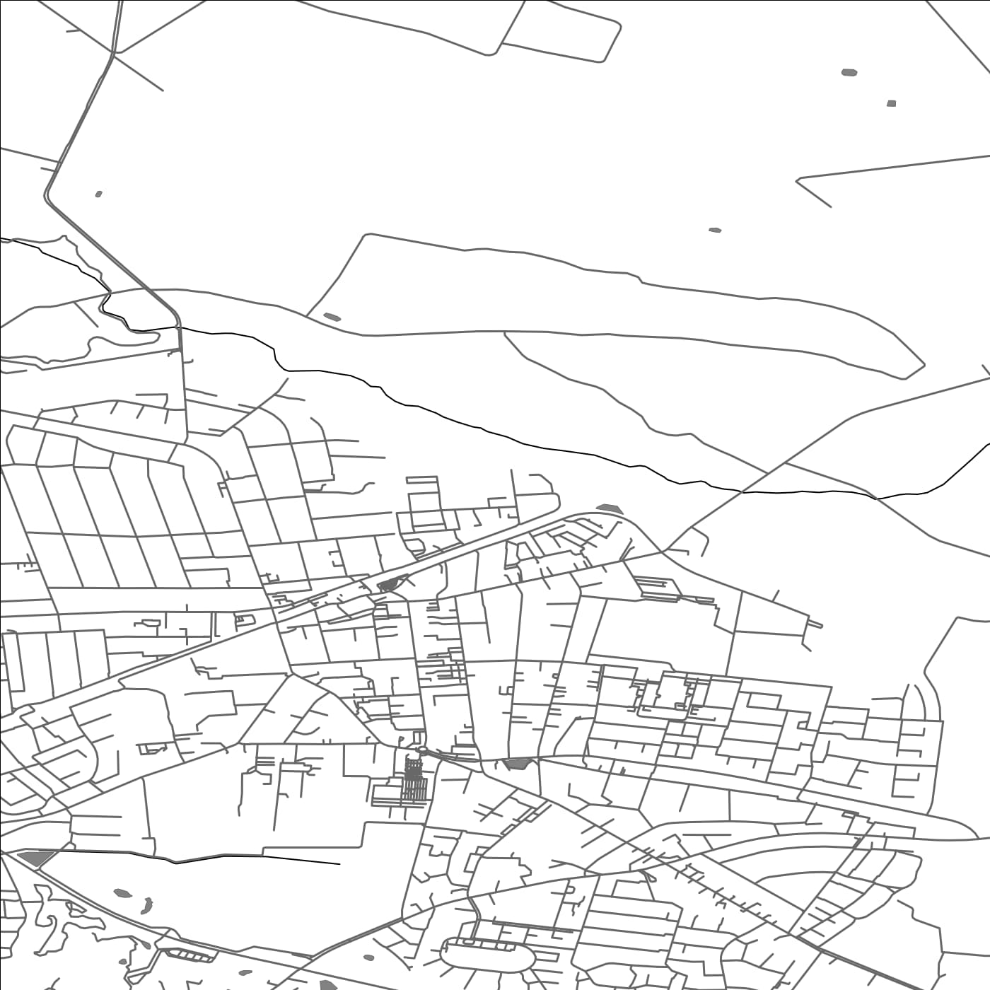 ROAD MAP OF HASLEV, DENMARK BY MAPBAKES