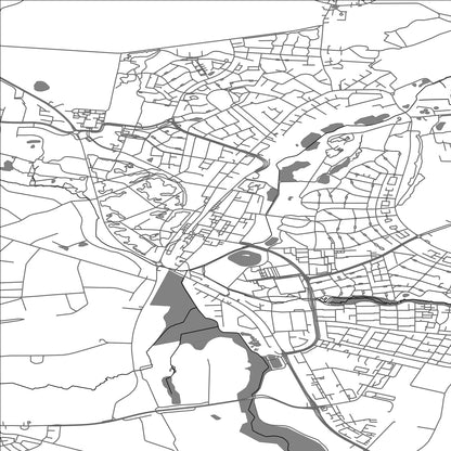 ROAD MAP OF HINNERUP, DENMARK BY MAPBAKES