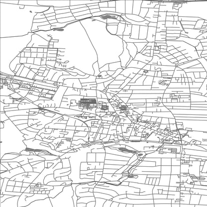 ROAD MAP OF HJØRRING, DENMARK BY MAPBAKES