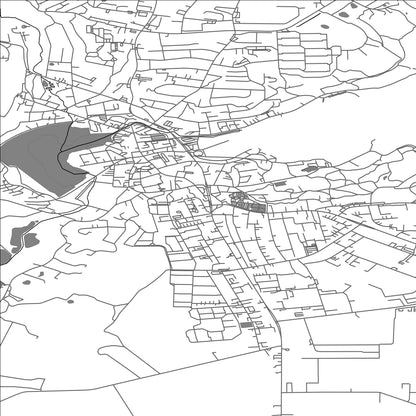 ROAD MAP OF HOBRO, DENMARK BY MAPBAKES