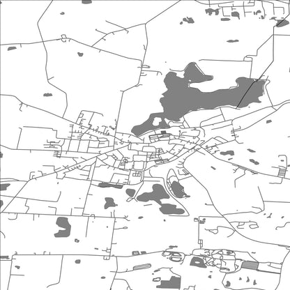 ROAD MAP OF HØJBY, DENMARK BY MAPBAKES