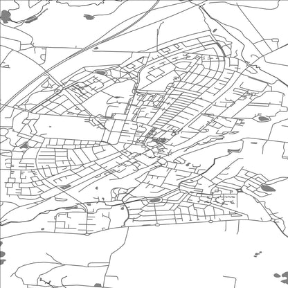 ROAD MAP OF HØRNING, DENMARK BY MAPBAKES