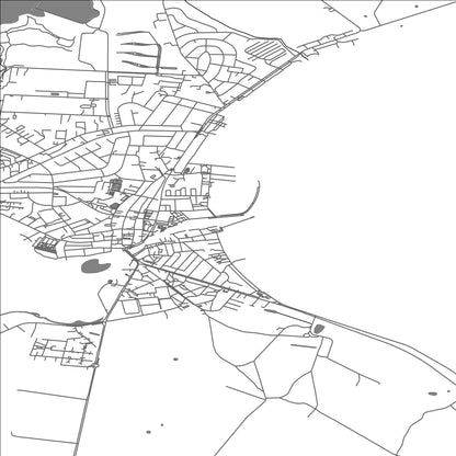 ROAD MAP OF KERTEMINDE, DENMARK BY MAPBAKES