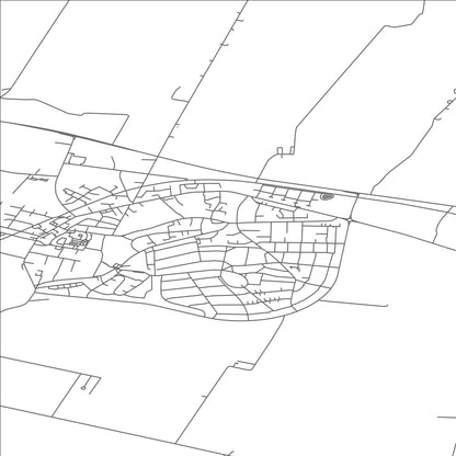 ROAD MAP OF KLARUP, DENMARK BY MAPBAKES