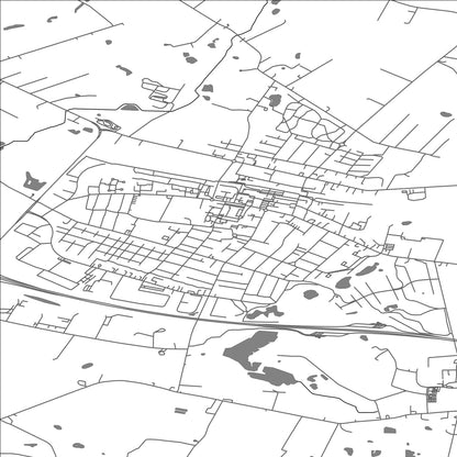 ROAD MAP OF LANGESKOV, DENMARK BY MAPBAKES