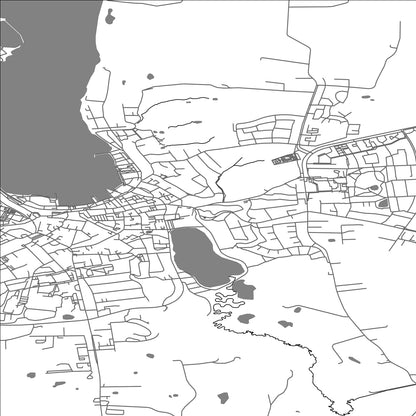 ROAD MAP OF LEMVIG, DENMARK BY MAPBAKES