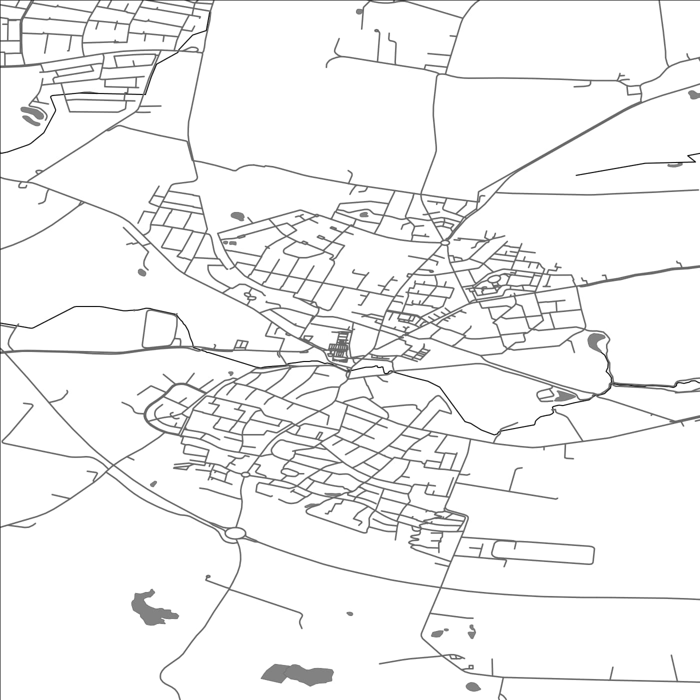 ROAD MAP OF MÅRSLET, DENMARK BY MAPBAKES