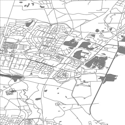 ROAD MAP OF NIVÅ, DENMARK BY MAPBAKES